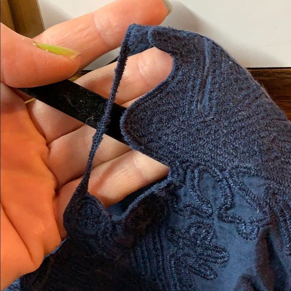 Beautiful blue “Whyte Eyelash” dress size M - Picture 14 of 16